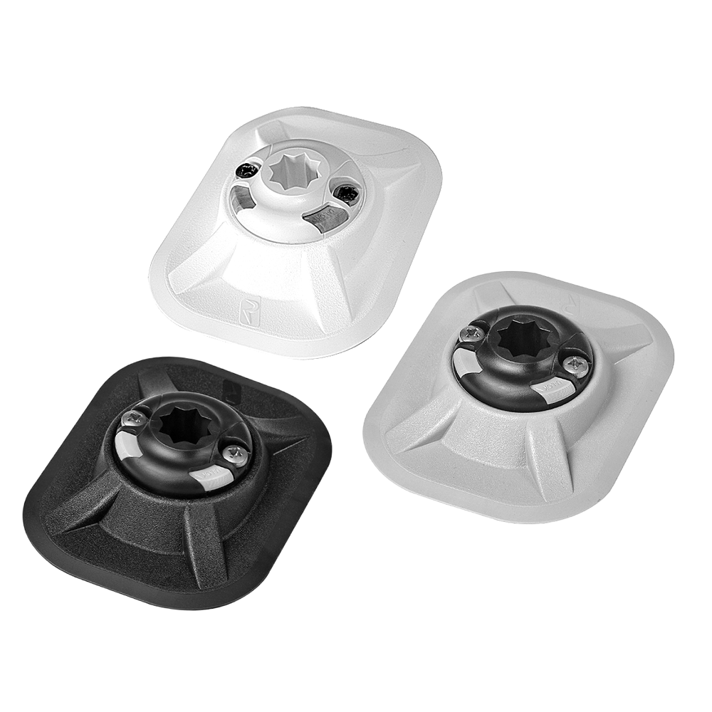 RAILBLAZA RIBPort with StarPort and 3M VHB in black, white and grey