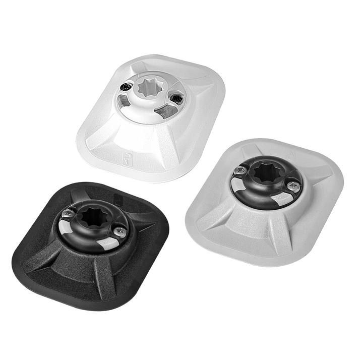 RAILBLAZA RIBPort with StarPort and 3M VHB in black, white and grey